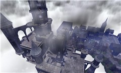 Deep mist village