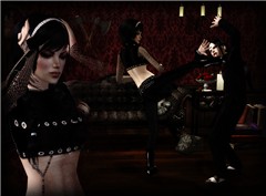 Battle with a vampire