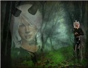 Vampire in a forest