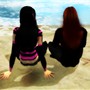 On the beach