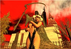 Bloody sky, bloody fate.