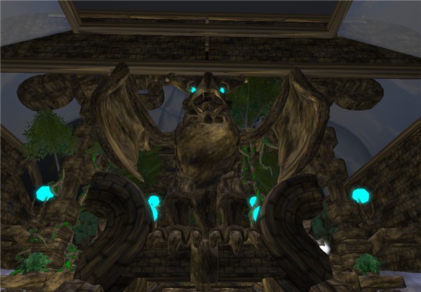 Gryphon statue