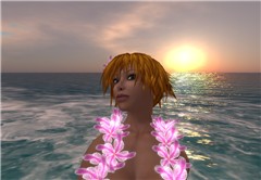 Hula girl close