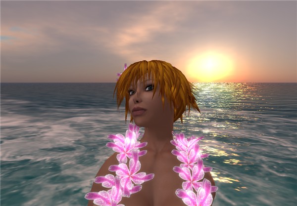 Hula girl close