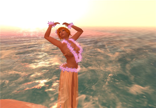 Hula posing 1