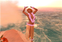 Hula posing 2