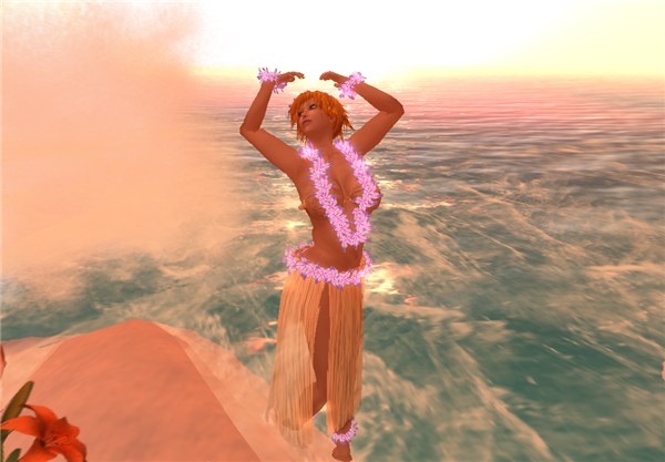 Hula posing 2