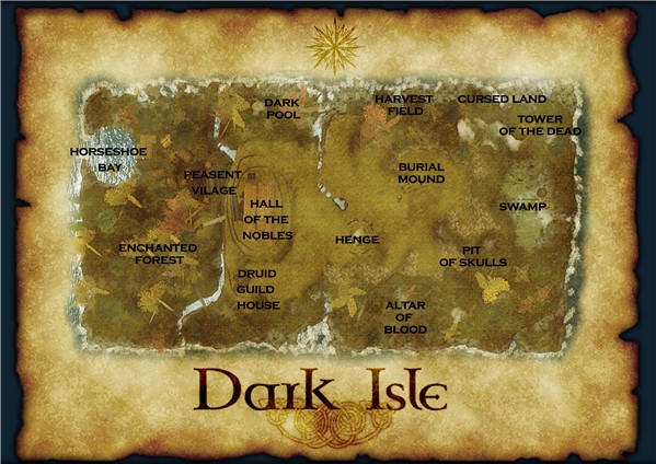 Map of Dark Isle
