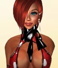 Me in black and red latex!