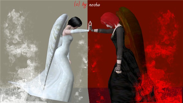 Angel and devil