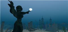 Silent town is under the sea....