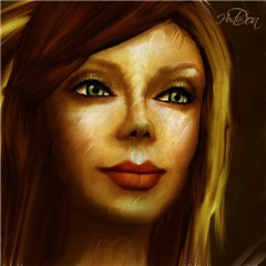 Mademoiselle Baxter Portrait