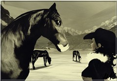 Alexis with horse