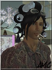 Man in Curlers