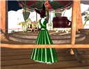 Making Dress<emerald/White>
