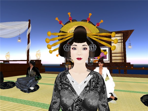Geishas at Asagao