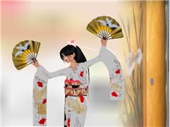 Geishas at Asagao
