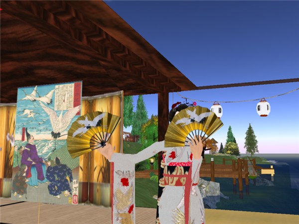 Geishas at Asagao