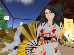 Geishas at Asagao