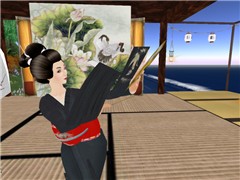 Geishas at Asagao