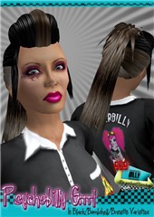 NDN Retroesque - Psychobilly Grrrl