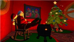 santa sure looks cozy - Torley Olmstead