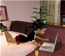 luannashi on bed chatting koinup