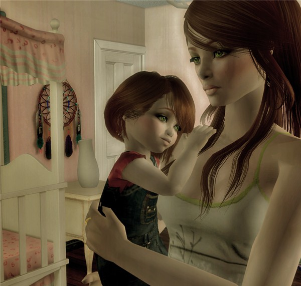 Mom And Her Little Girl