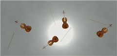 The sunlit violins.