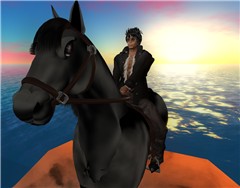 Claudius on a horse
