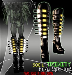 NDN - Trinity Series - Sculpted Platform Boots