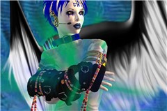 Winged goddess or a silent radio