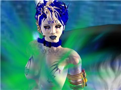 Winged goddess or a silent radio