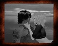 kiss at the beach