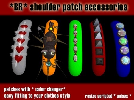 *BR* shoulder patch accessories