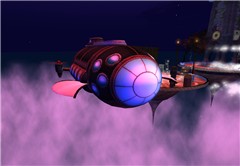 Spaceship and dock