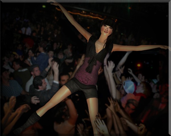 Crowd surfing