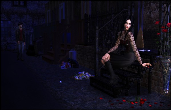 She sells everyone the same rose