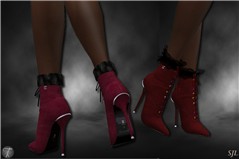 Bax Boots red suede( Dark blood & burgundy)