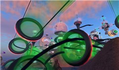 Alien Isles Hover car rides!