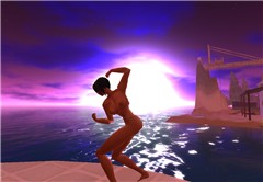 Nude purple sunset