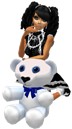 Doll w/ white Teddy