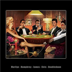Poker - Marilyn, Humphrey, James, Elvis, Doubledown