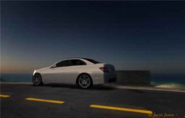 on the road