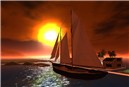 A schooner in OSGrid