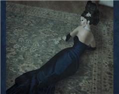 Reclined with Orchids