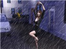 Dancing in the rain.