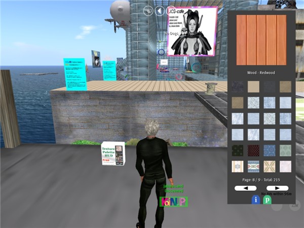 Texture Palette HUD in SL