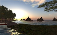 Sunrise over the Islands...