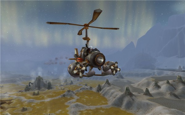Flying Across Borean Tundra